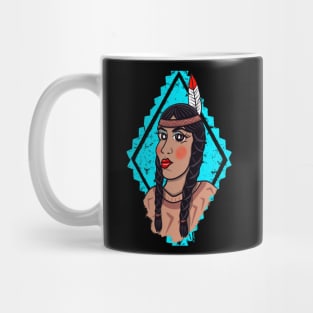 Native American Female Mug